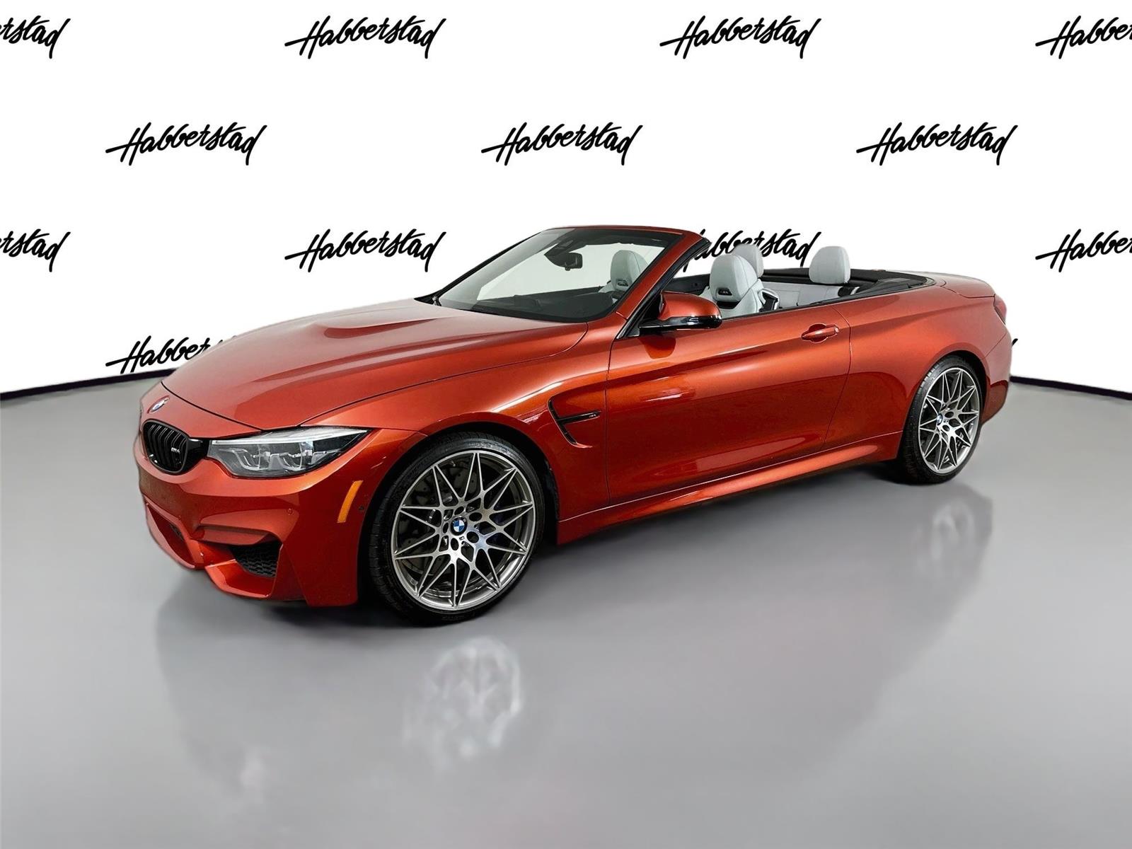 Sakhir Orange II Metallic 2020 BMW M4 Convertible Rear-Wheel Drive 7-Speed Automatic