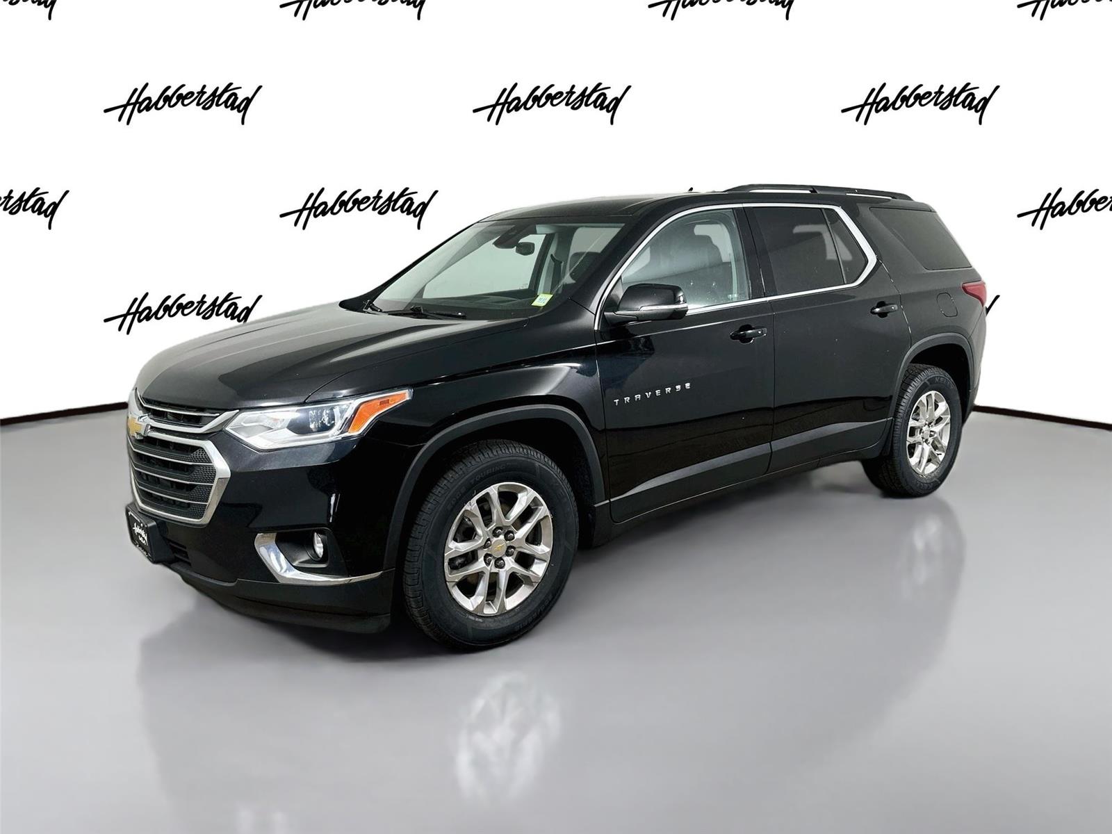 Mosaic Black Metallic 2021 Chevrolet Traverse SUV / Crossover Four-Wheel Drive 9-Speed Automatic