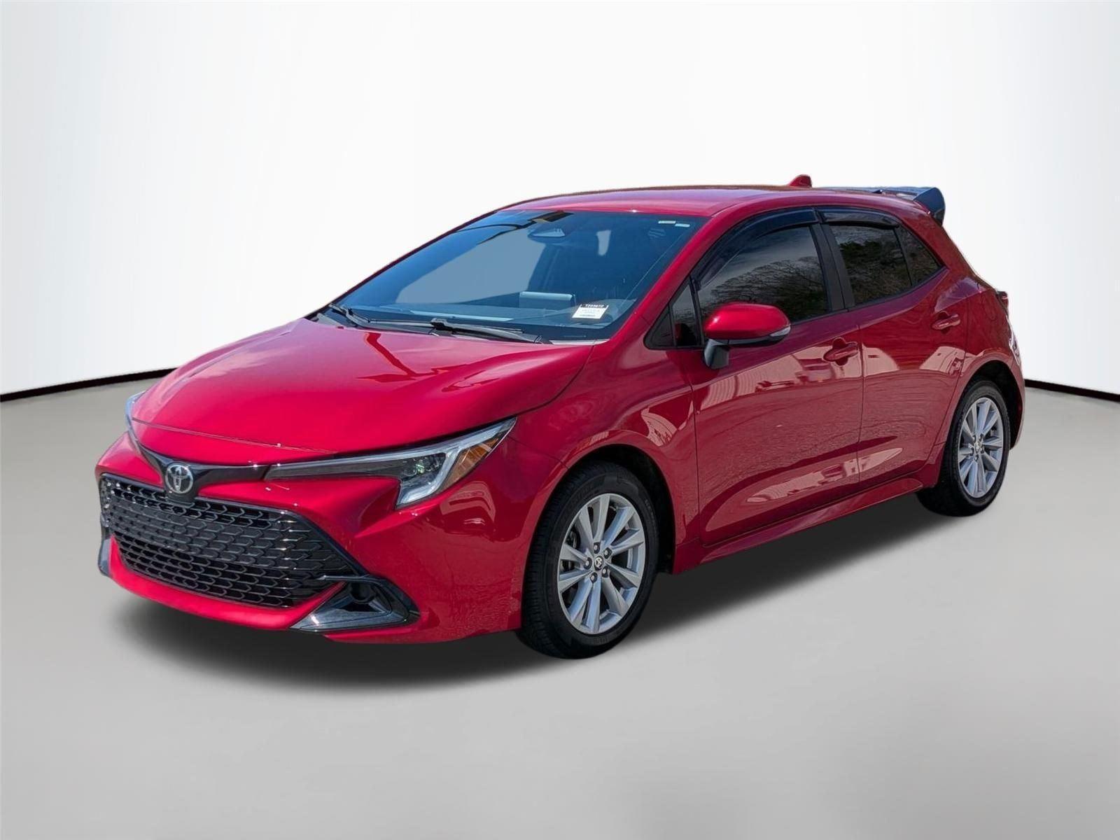 Finish Line Red 2024 Toyota Corolla Hatchback SE FWD Hatchback Front-Wheel Drive Continuously Variable Transmission