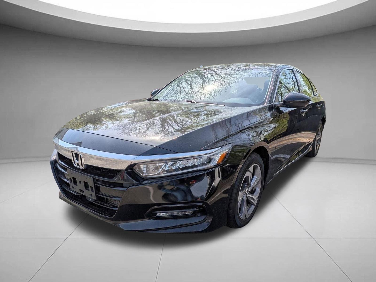 Crystal Black Pearl 2018 Honda Accord 1.5T EX FWD Sedan Front-Wheel Drive Continuously Variable Transmission