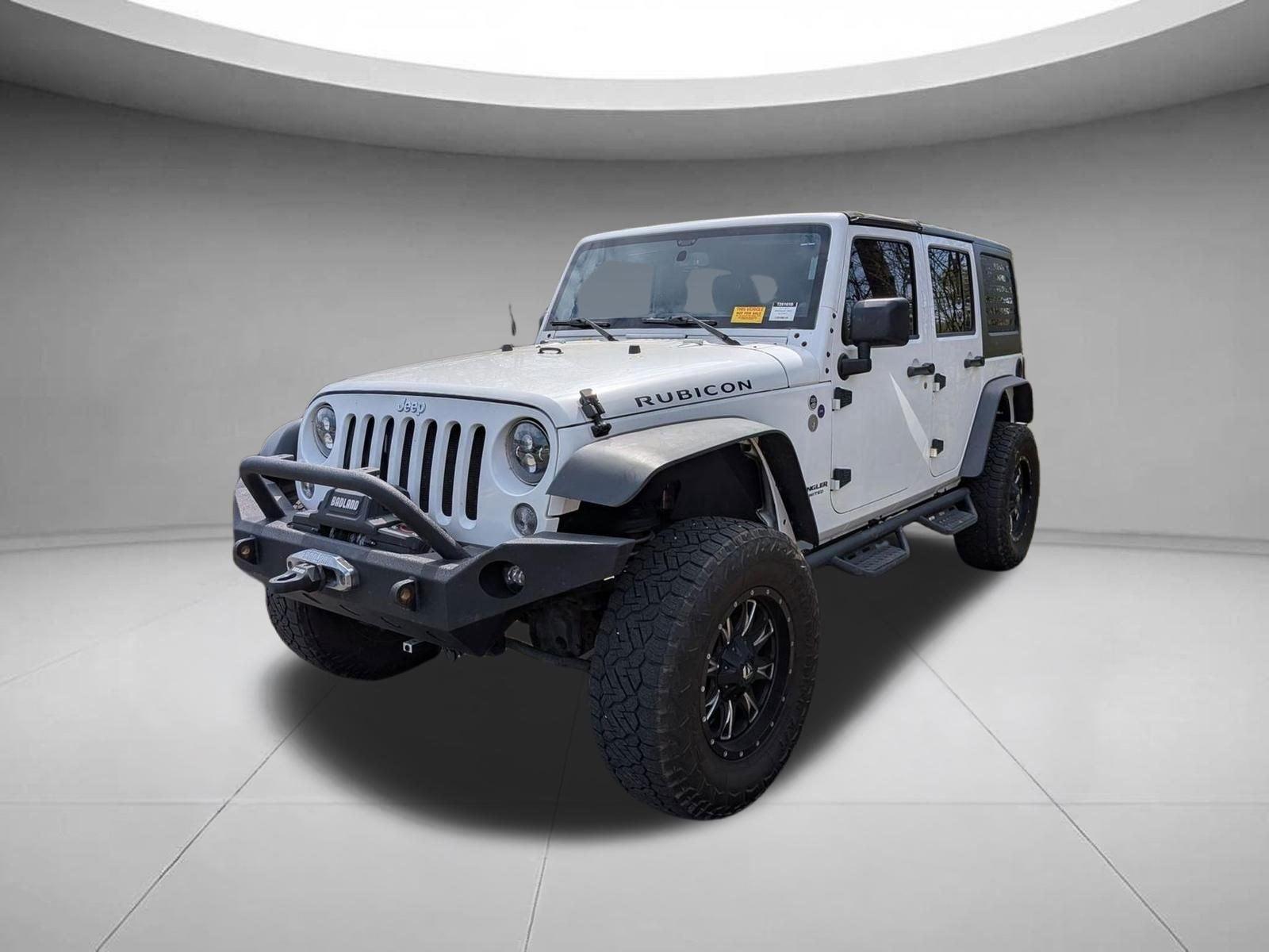 Bright White Clearcoat 2014 Jeep Wrangler Unlimited Rubicon 4WD SUV / Crossover Four-Wheel Drive 6-Speed Manual