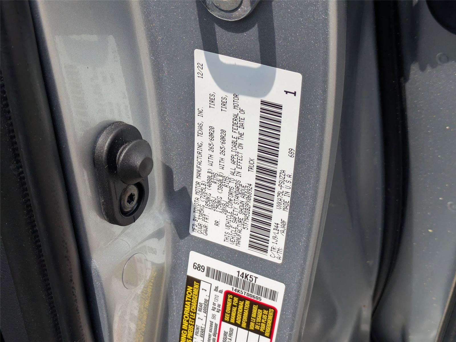 Used 2023 Celestial Silver Metallic Toyota 1794 Edition image 35