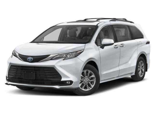 Midnight Black Metallic 2026 Toyota Sienna XLE 7-Passenger FWD Minivan Front-Wheel Drive Continuously Variable Transmission