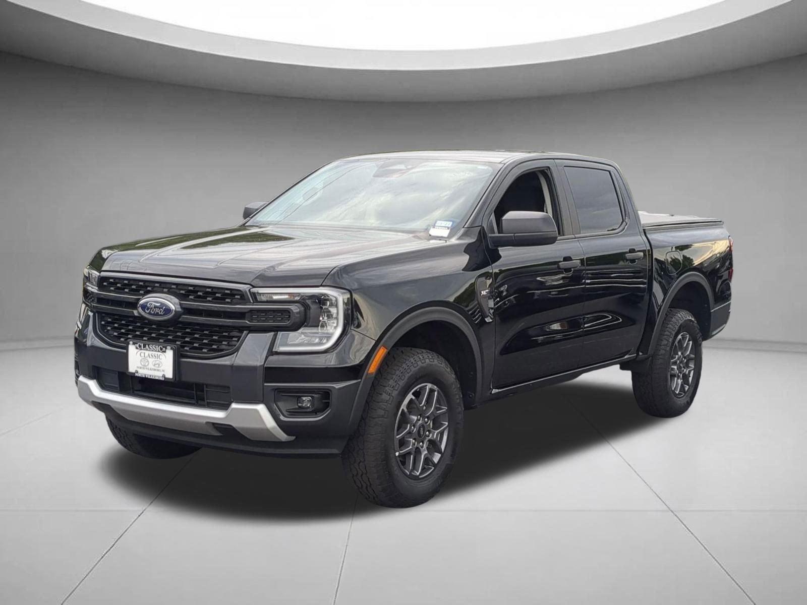 Shadow Black 2025 Ford Ranger XLT SuperCrew RWD Pickup Truck 4X2 Automatic