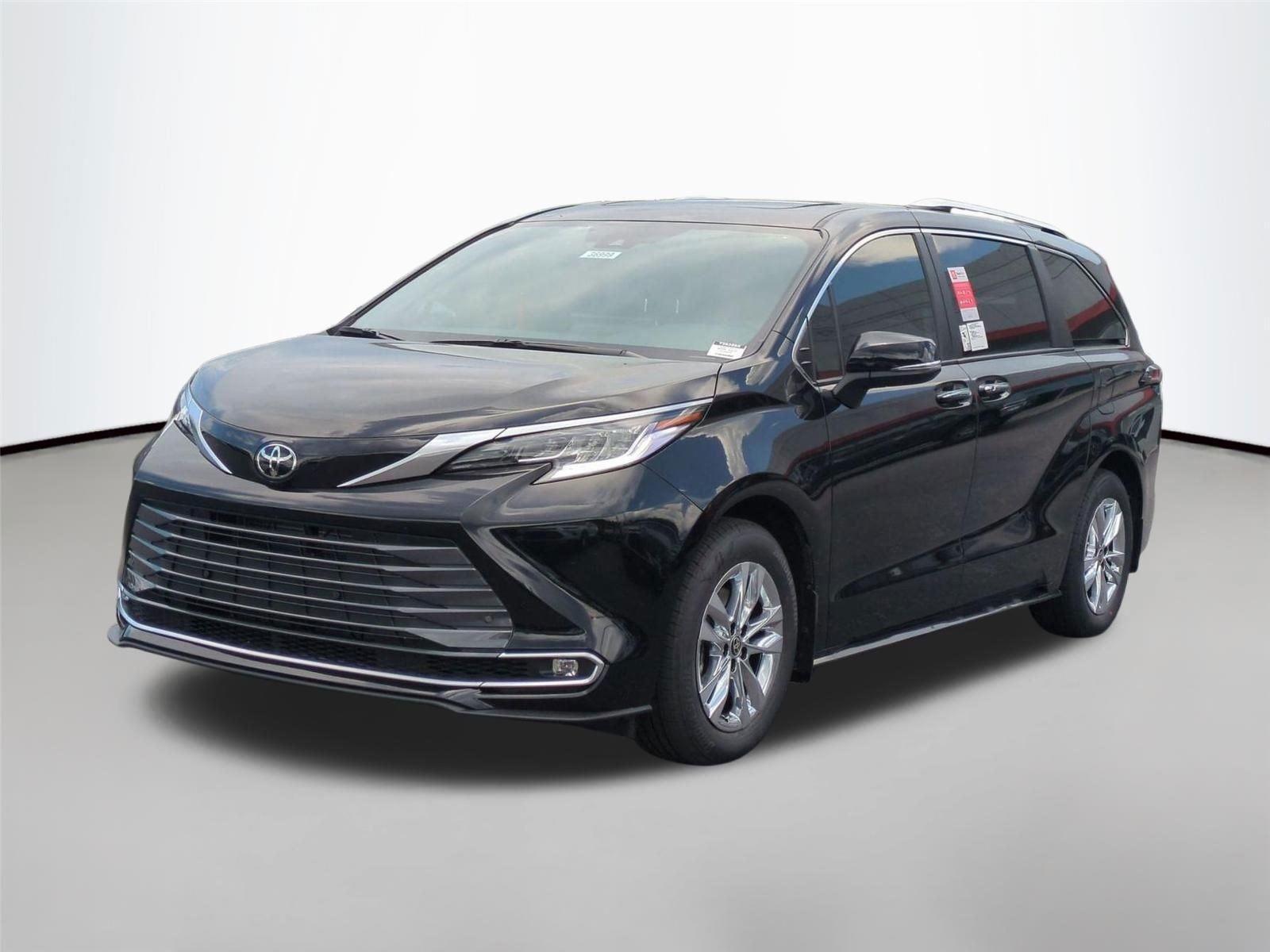 Midnight Black Metallic 2026 Toyota Sienna Limited 7-Passenger FWD Minivan Front-Wheel Drive Continuously Variable Transmission