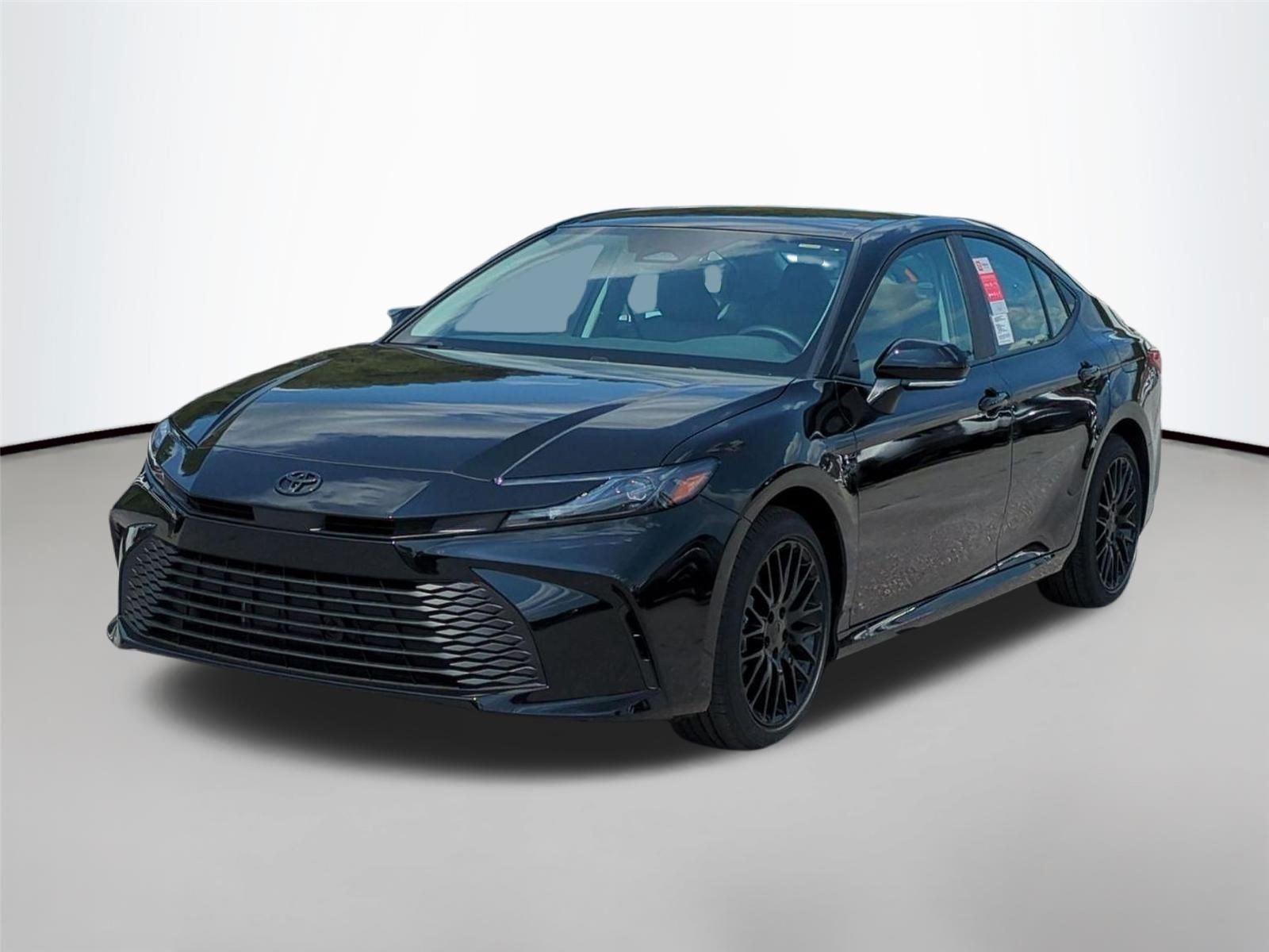 Midnight Black Metallic 2026 Toyota Camry Sedan Front-Wheel Drive Continuously Variable Transmission