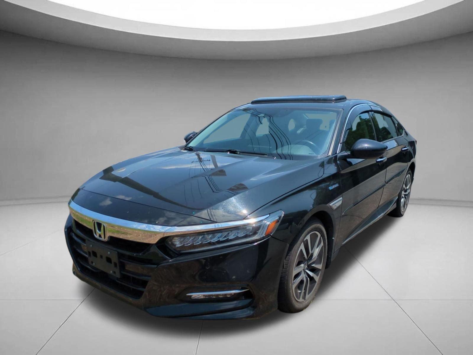 Crystal Black Pearl 2019 Honda Accord Hybrid Sedan Front-Wheel Drive Continuously Variable Transmission