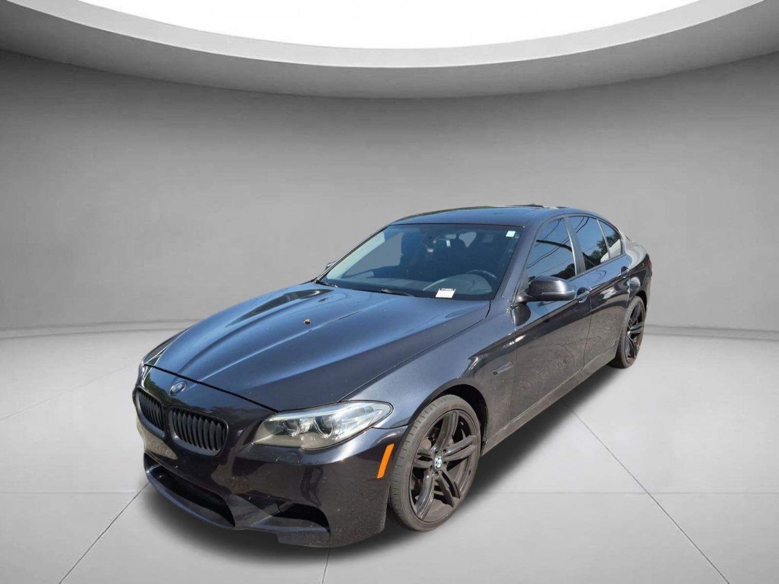 Gray (Dark Graphite Metallic) 2015 BMW 5 Series Sedan All-Wheel Drive 8-Speed Automatic