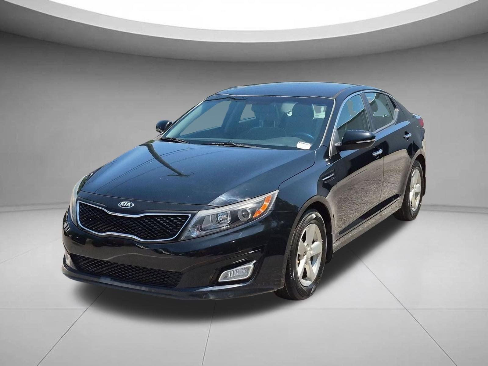 Ebony Black 2015 Kia Optima Sedan Front-Wheel Drive Automatic