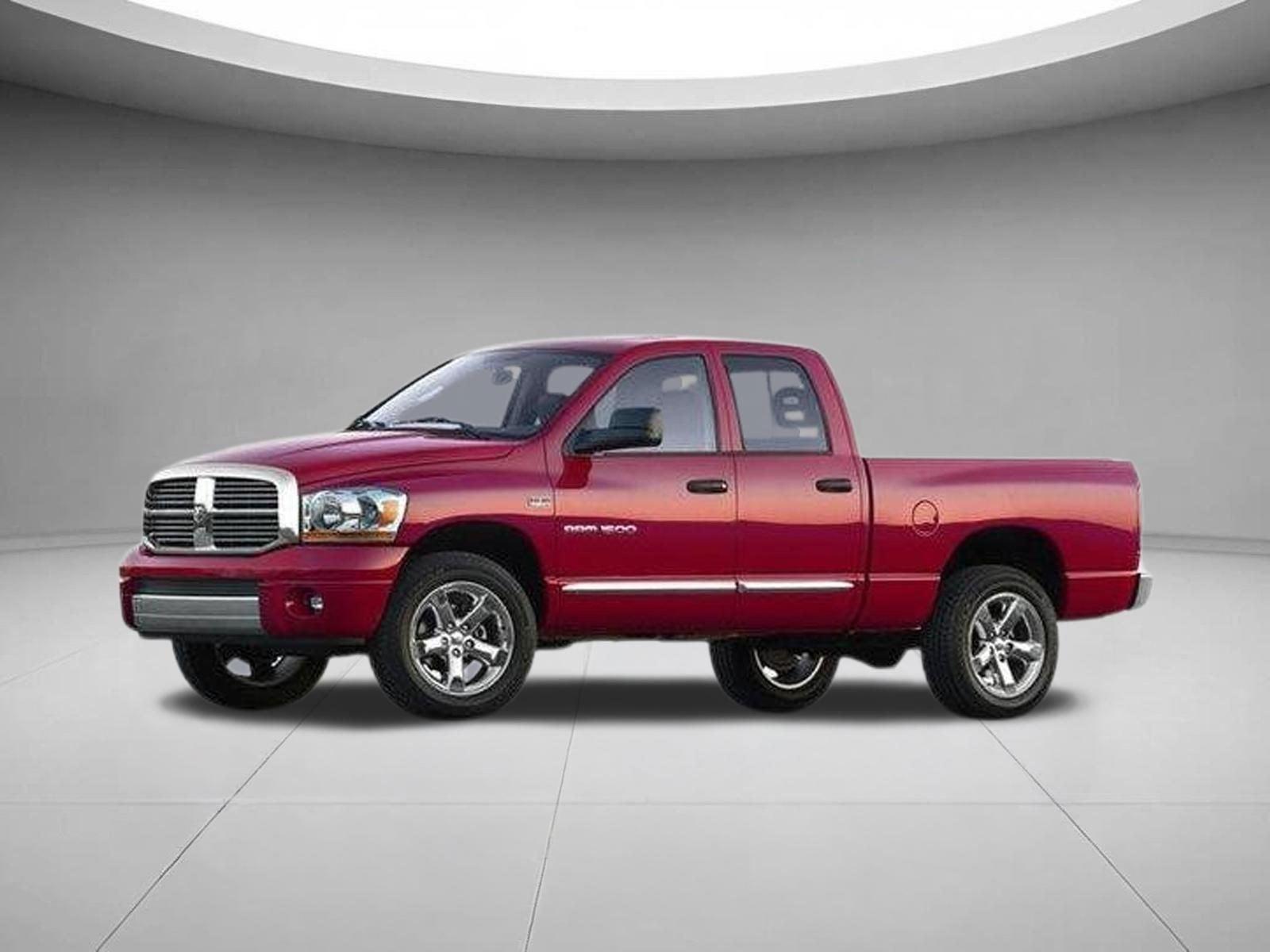 Mineral Gray Metallic 2008 Dodge RAM 1500 Pickup Truck Four-Wheel Drive 5-Speed Automatic