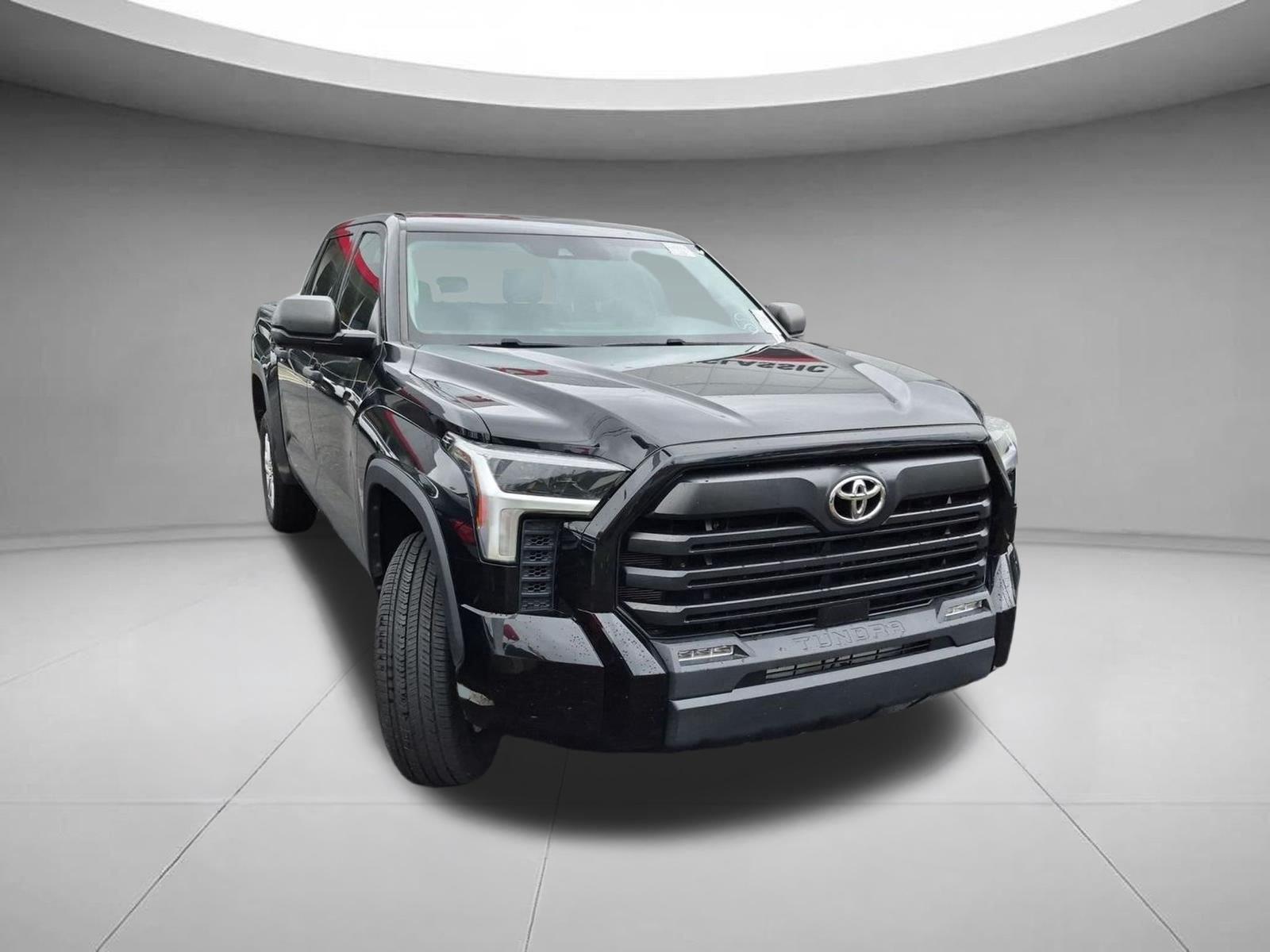 Midnight Black Metallic 2023 Toyota Tundra Pickup Truck Four-Wheel Drive Automatic