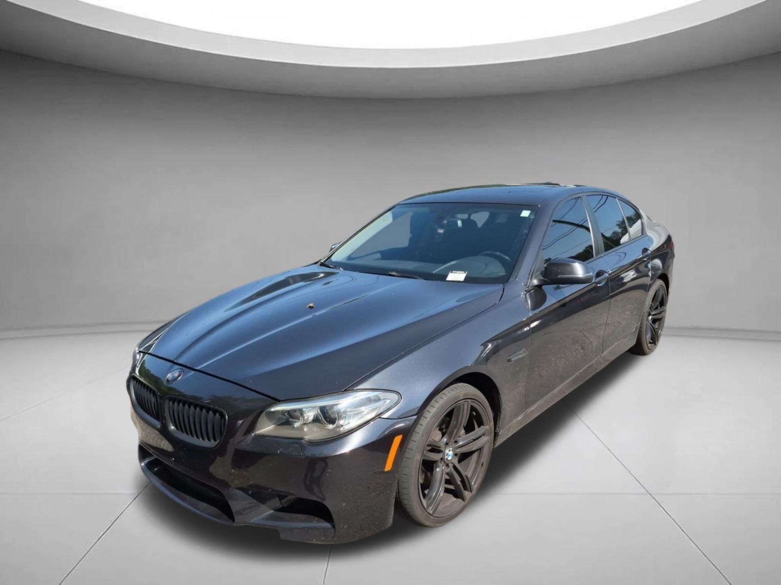Gray (Dark Graphite Metallic) 2015 BMW 5 Series Sedan All-Wheel Drive 8-Speed Automatic