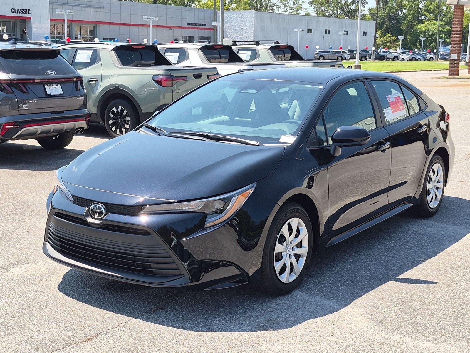 Midnight Black Metallic 2026 Toyota Corolla Sedan Front-Wheel Drive Continuously Variable Transmission