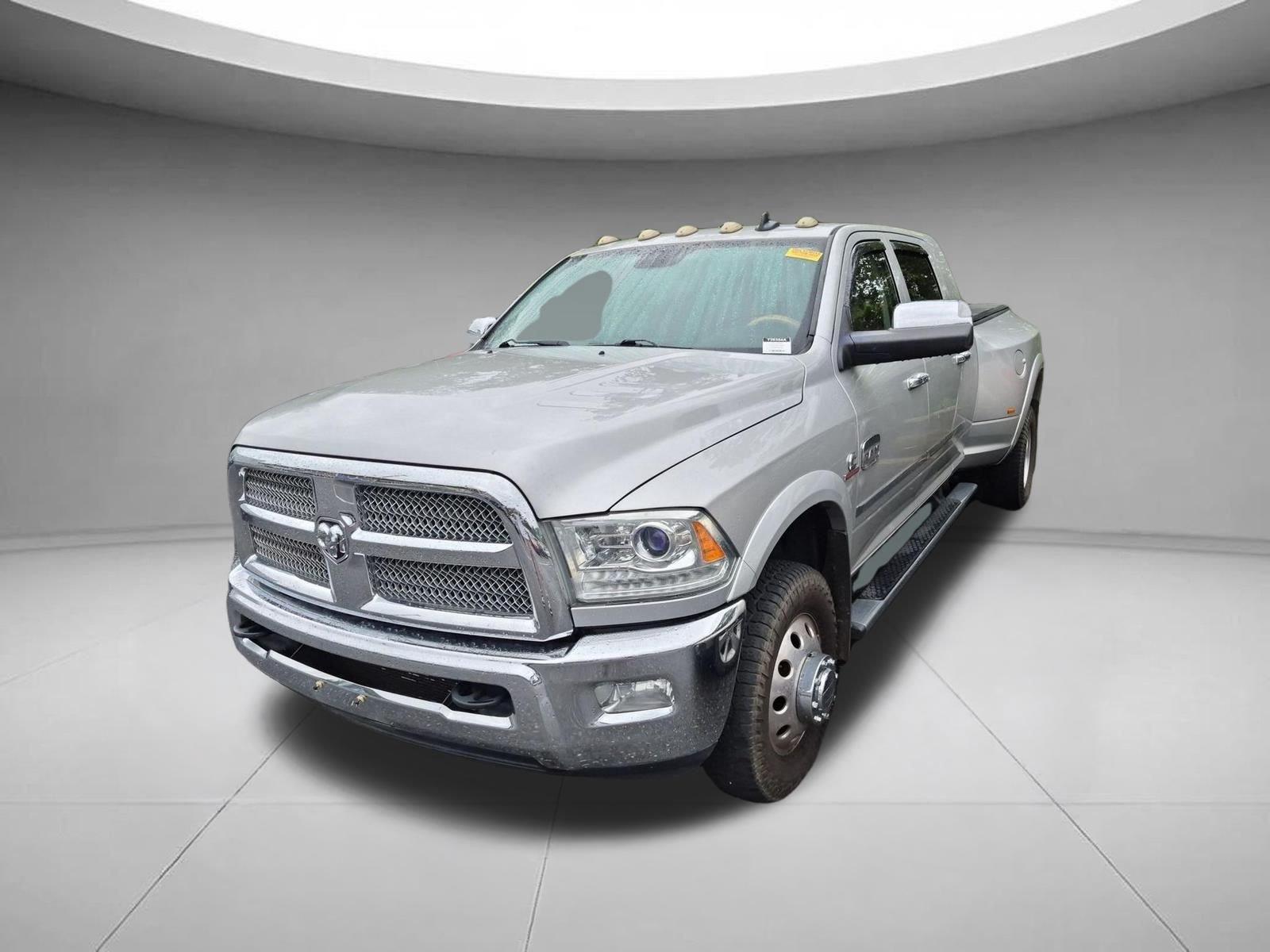 Bright Silver Metallic 2013 RAM 3500 Pickup Truck Four-Wheel Drive 6-Speed Automatic