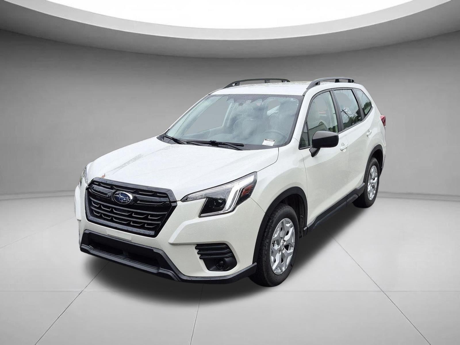 Crystal White Pearl 2022 Subaru Forester SUV / Crossover All-Wheel Drive Continuously Variable Transmission