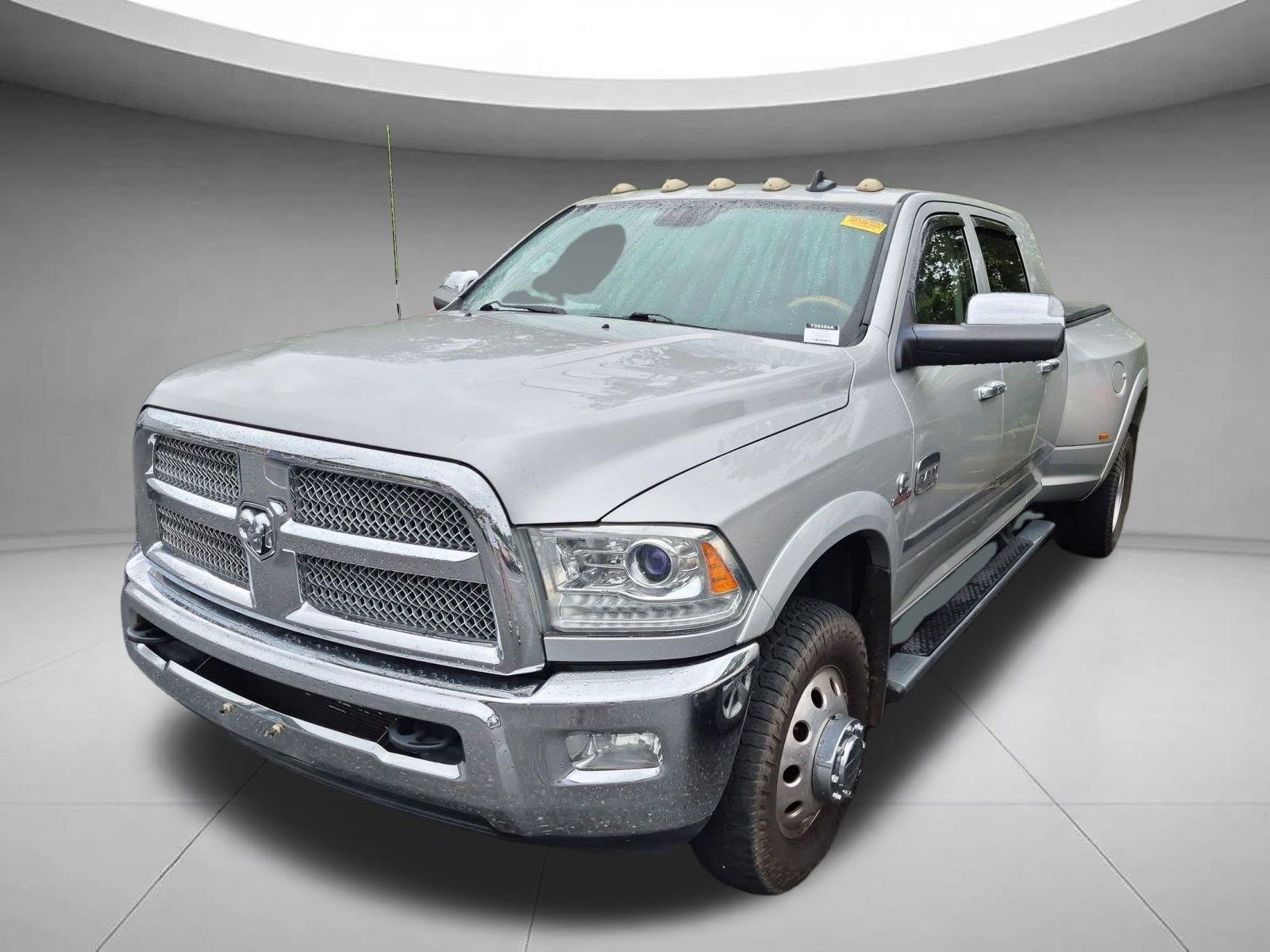 Bright Silver Metallic 2013 RAM 3500 Pickup Truck Four-Wheel Drive 6-Speed Automatic
