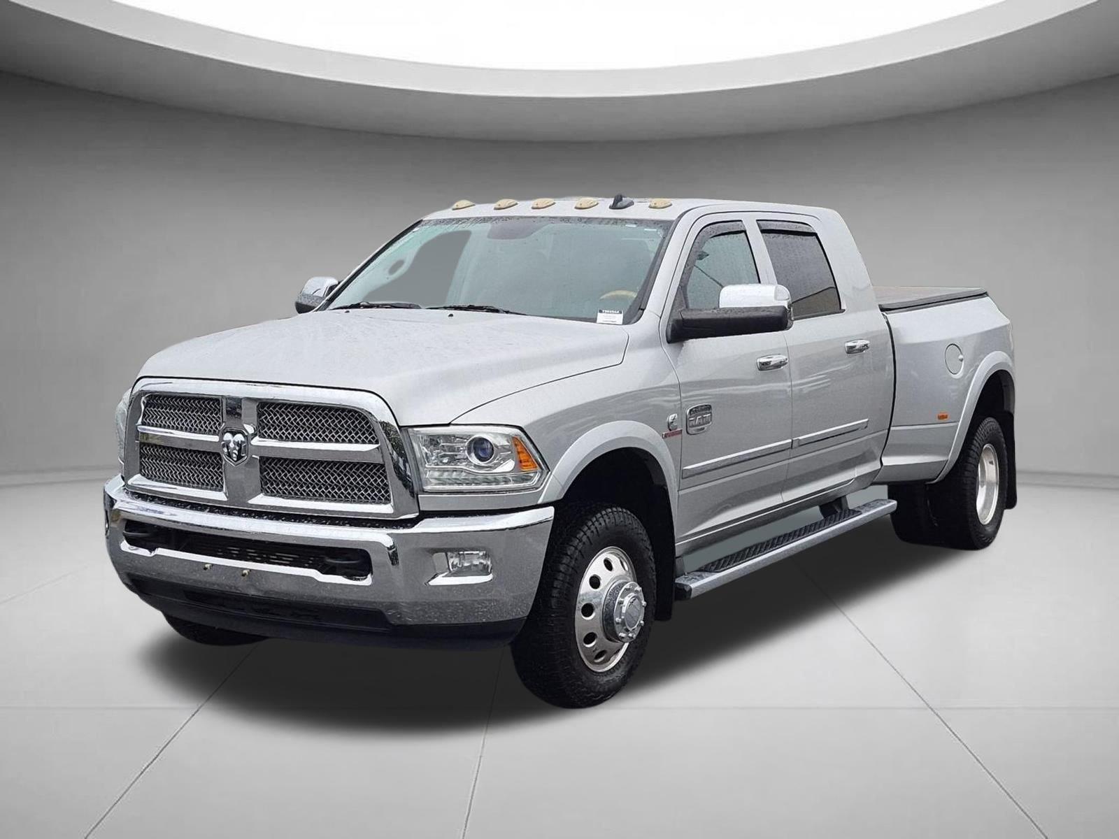Bright Silver Metallic 2013 RAM 3500 Pickup Truck Four-Wheel Drive 6-Speed Automatic