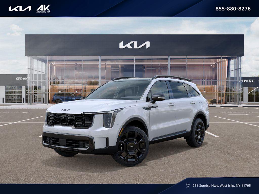 Glacial White Pearl 2026 Kia Sorento X-Line SX AWD SUV / Crossover All-Wheel Drive 8-Speed Automatic