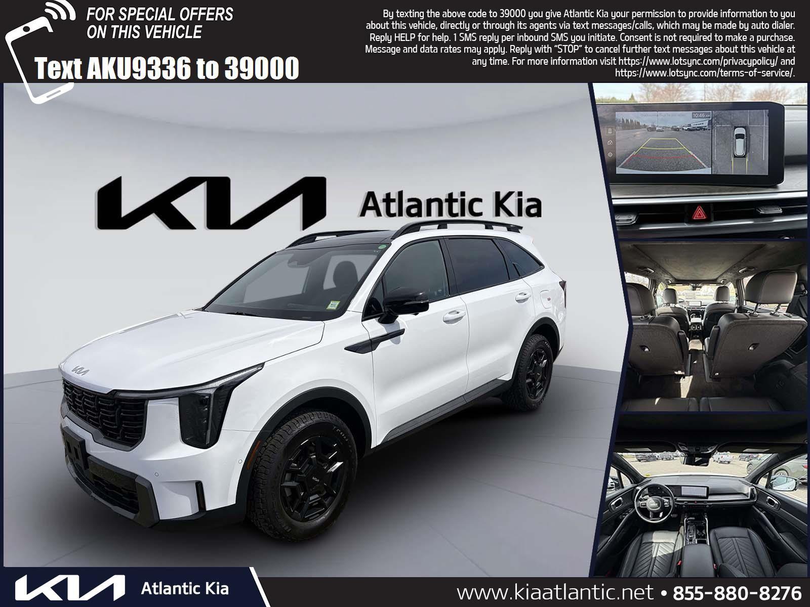 Glacial White Pearl 2024 Kia Sorento X-Pro SX Prestige AWD SUV / Crossover All-Wheel Drive 8-Speed Automatic