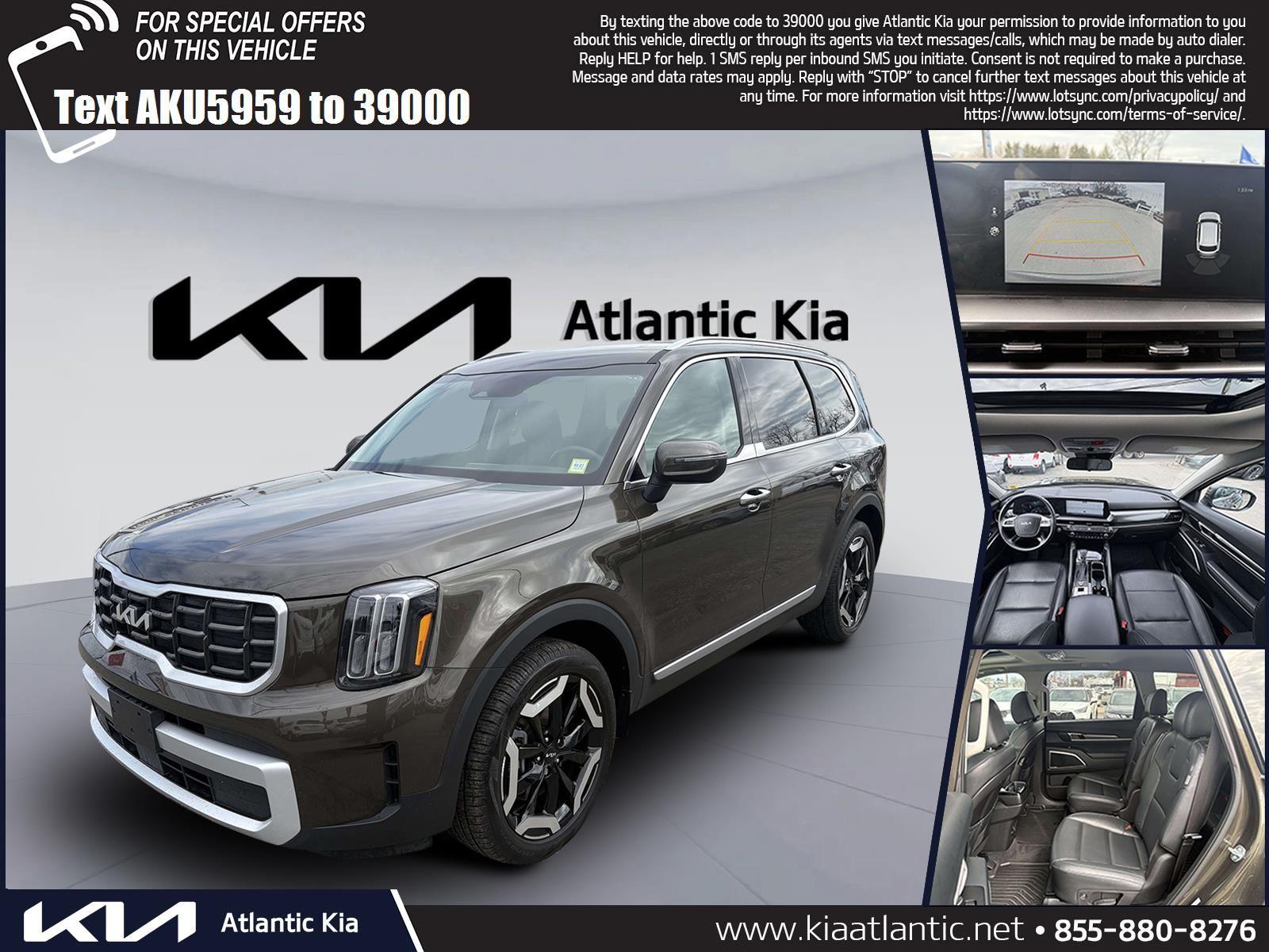 Dark Moss 2024 Kia Telluride S AWD SUV / Crossover All-Wheel Drive 8-Speed Automatic