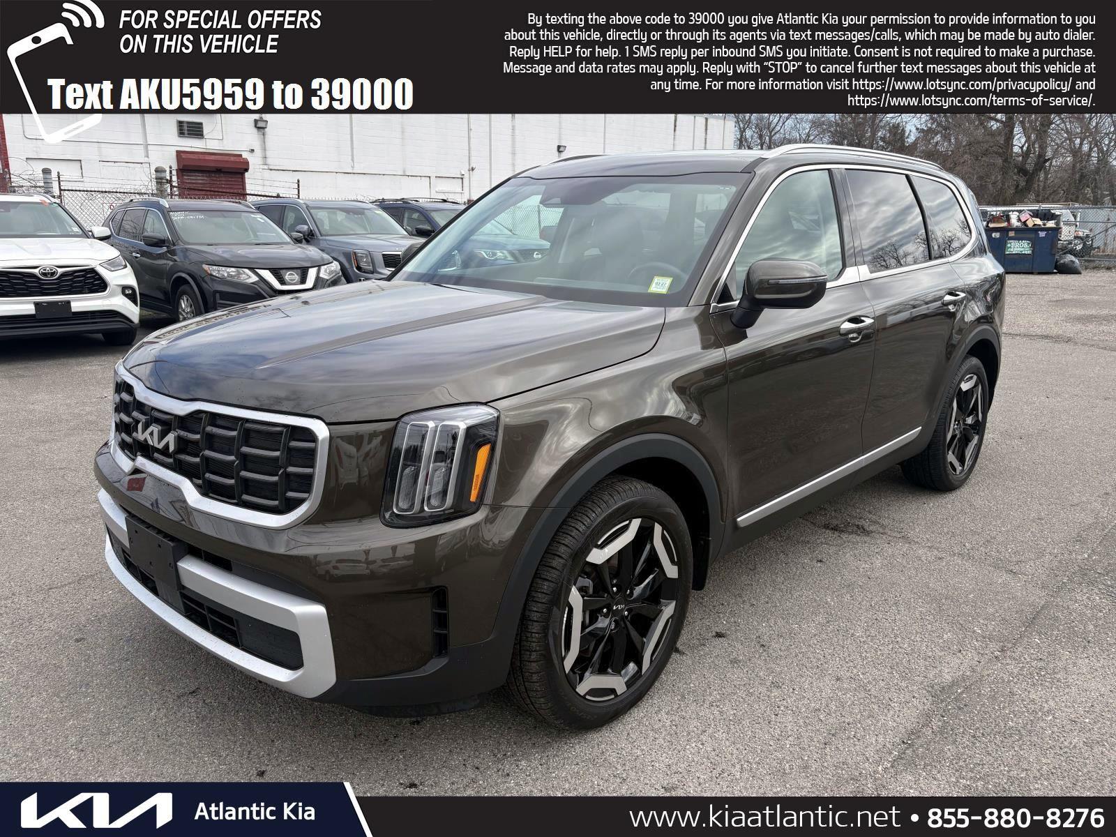 Dark Moss 2024 Kia Telluride S AWD SUV / Crossover All-Wheel Drive 8-Speed Automatic