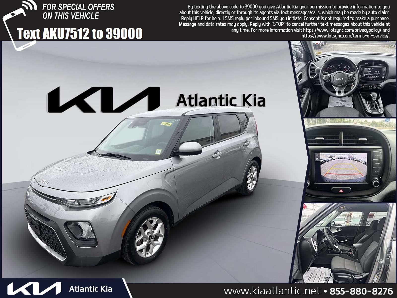 Steel Matte Gray 2022 Kia Soul LX FWD SUV / Crossover Front-Wheel Drive Continuously Variable Transmission