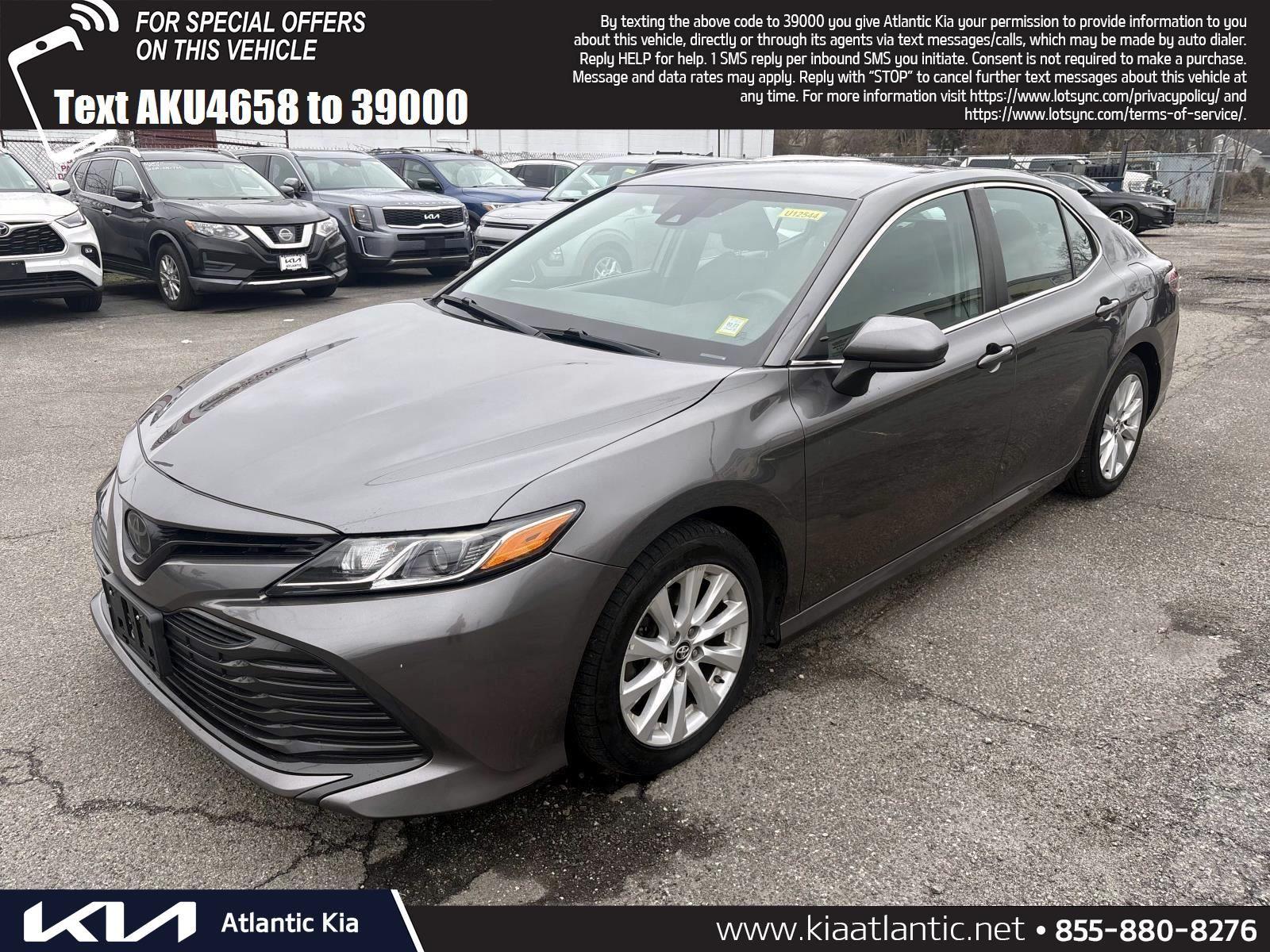 Predawn Gray Mica 2019 Toyota Camry LE FWD Sedan Front-Wheel Drive 8-Speed Automatic