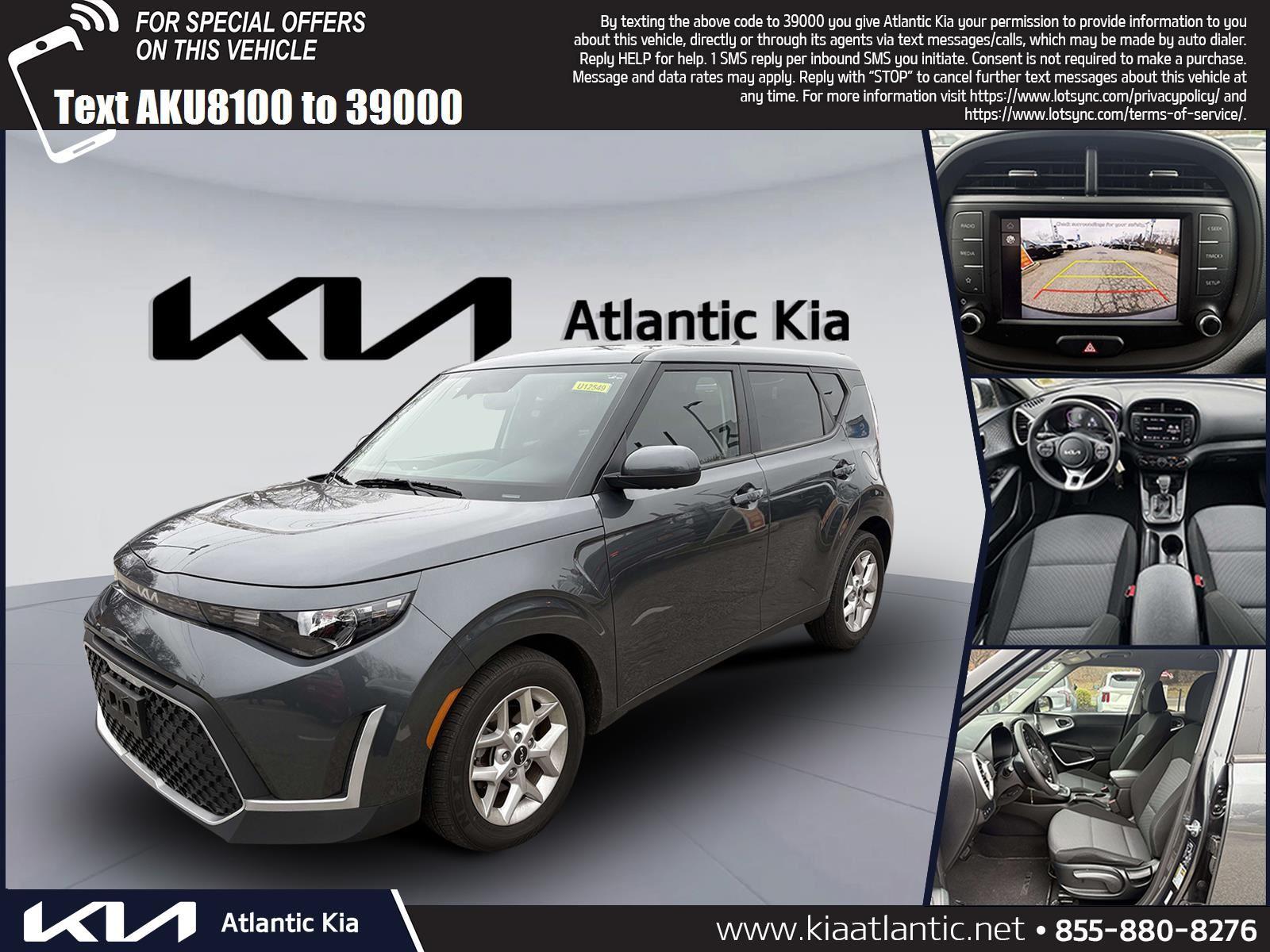 Gravity Gray 2023 Kia Soul LX FWD SUV / Crossover Front-Wheel Drive Continuously Variable Transmission