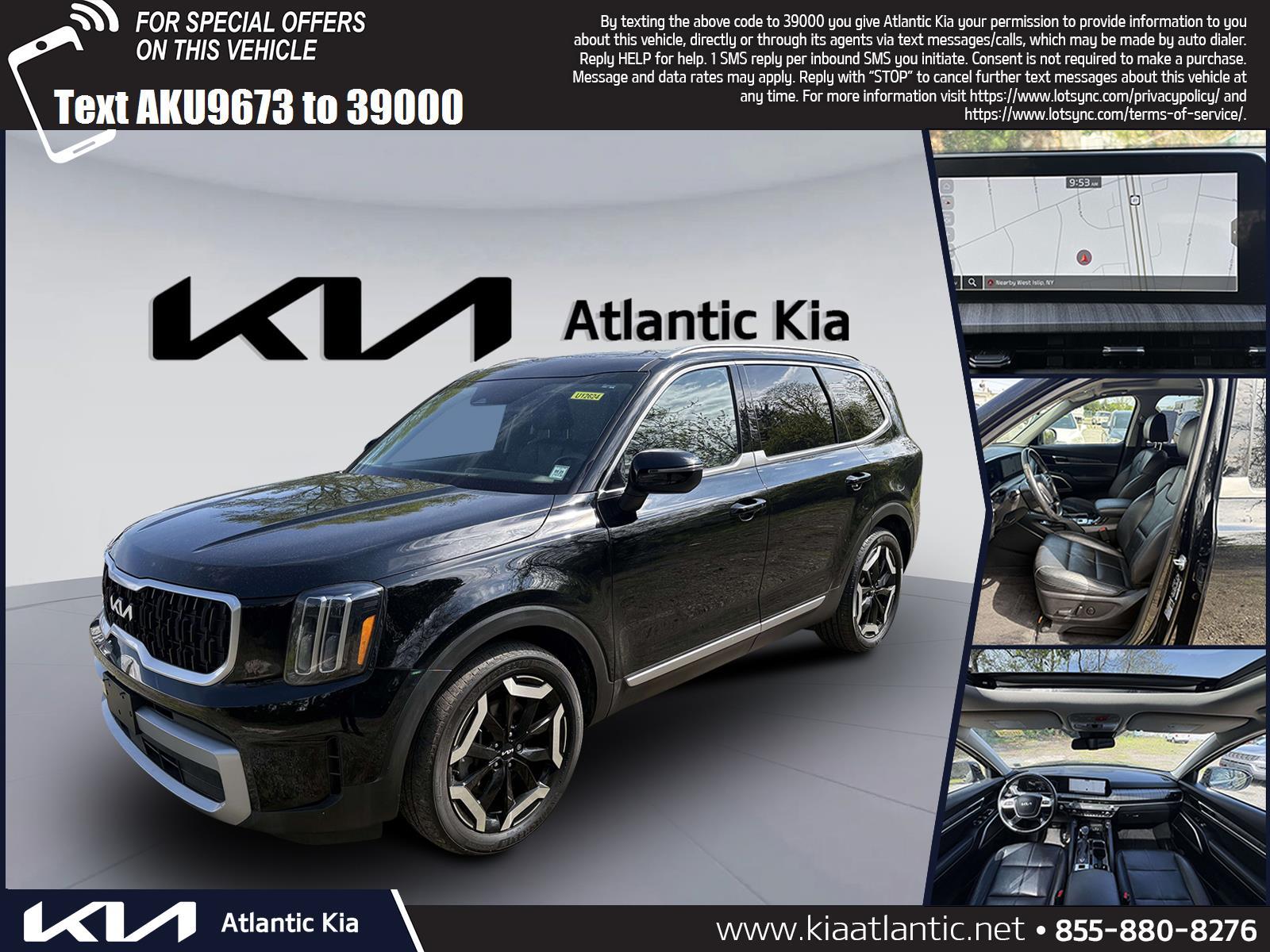 Ebony Black 2024 Kia Telluride EX AWD SUV / Crossover All-Wheel Drive 8-Speed Automatic