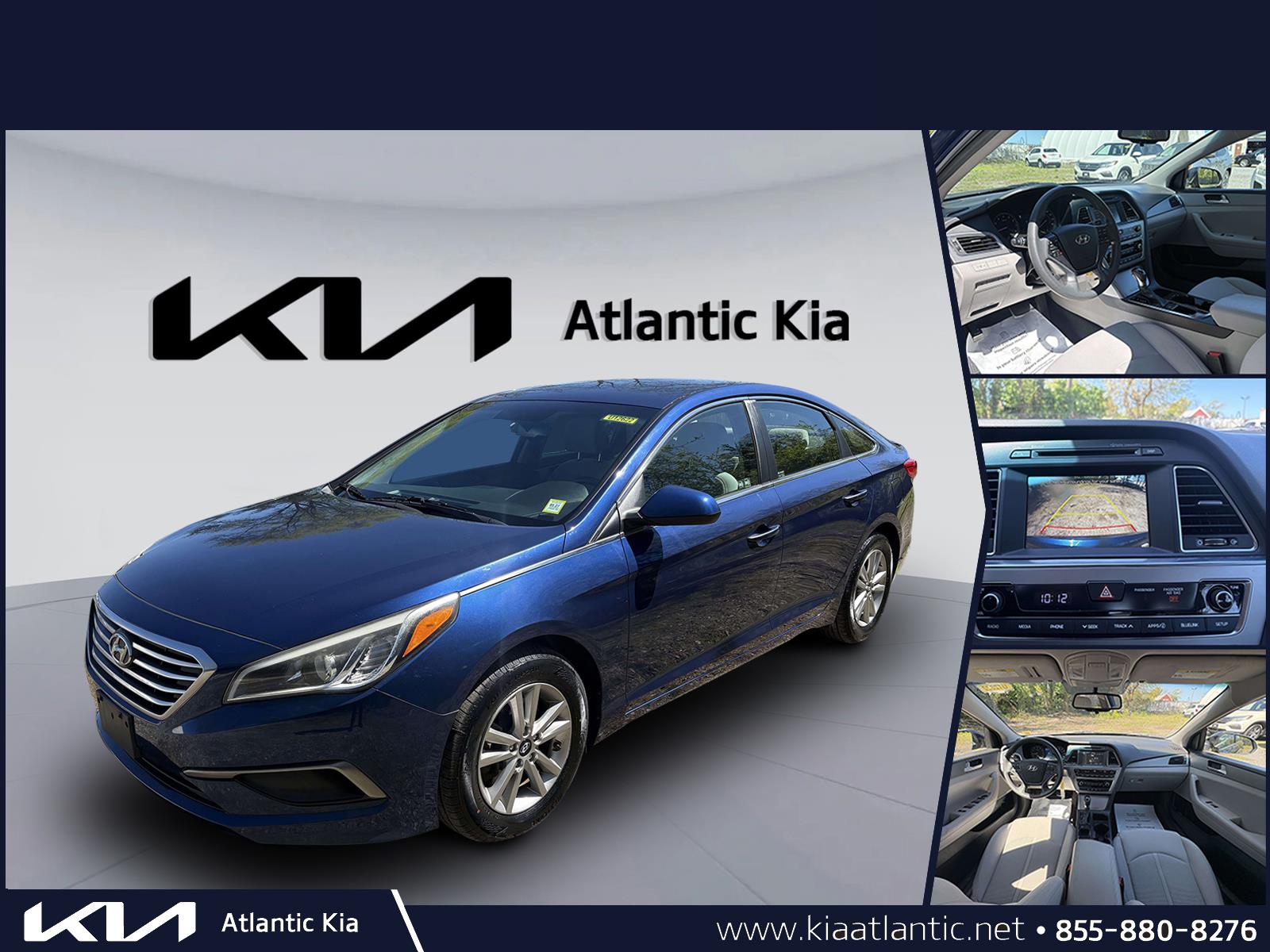 Lakeside Blue 2016 Hyundai Sonata SE FWD Sedan Front-Wheel Drive Automatic