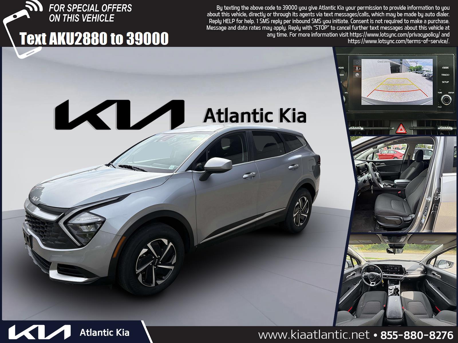 Steel Gray 2023 Kia Sportage Hybrid LX AWD SUV / Crossover All-Wheel Drive 6-Speed Automatic
