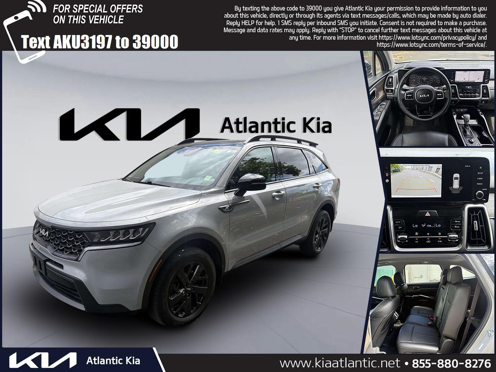 Wolf Gray 2023 Kia Sorento X-Line S AWD SUV / Crossover All-Wheel Drive 8-Speed Automatic
