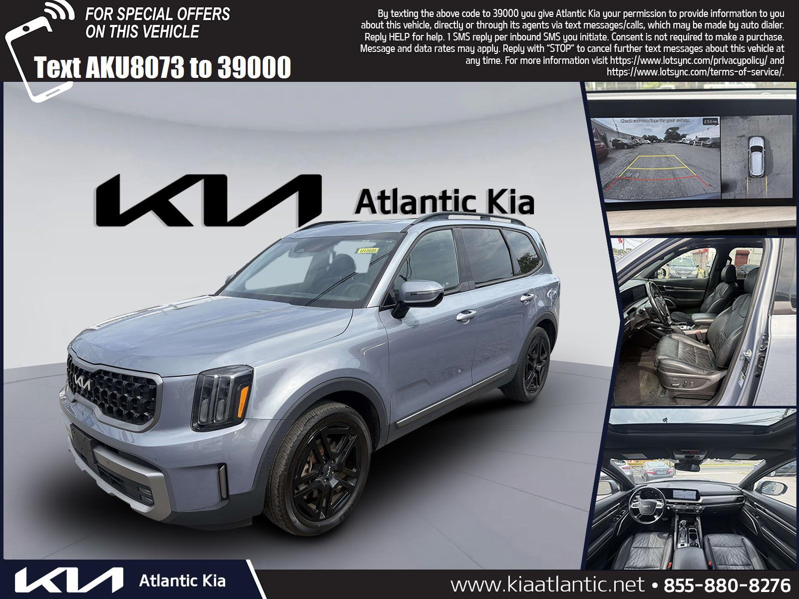 Everlasting Silver 2023 Kia Telluride SX X-Line AWD SUV / Crossover All-Wheel Drive 8-Speed Automatic