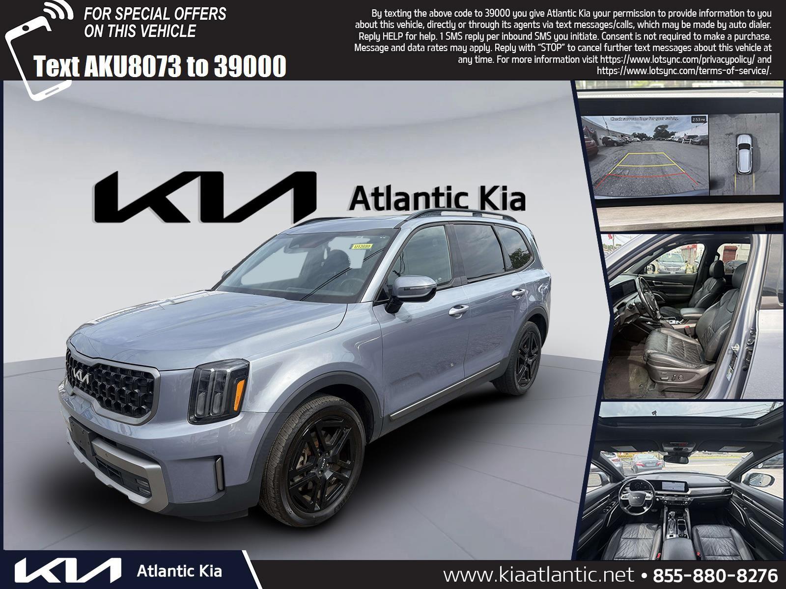 Everlasting Silver 2023 Kia Telluride SX X-Line AWD SUV / Crossover All-Wheel Drive 8-Speed Automatic