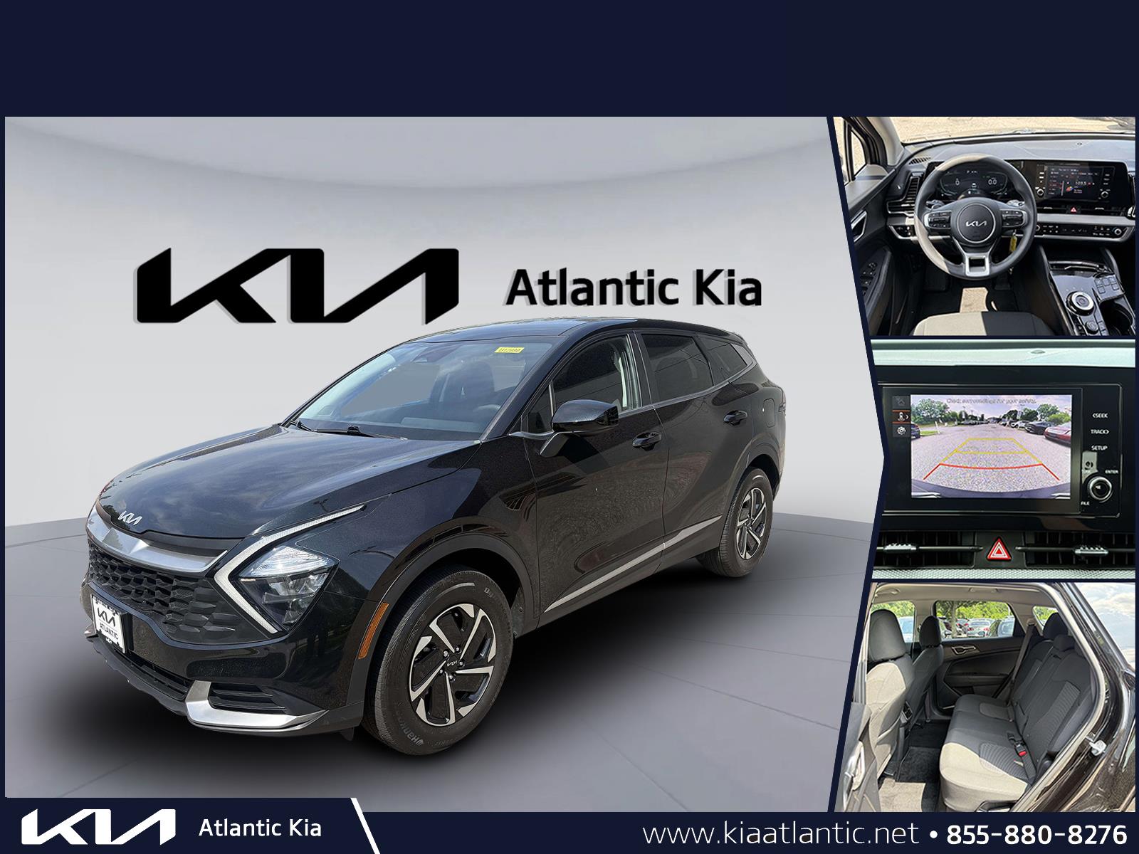 Fusion Black 2023 Kia Sportage Hybrid LX AWD SUV / Crossover All-Wheel Drive 6-Speed Automatic