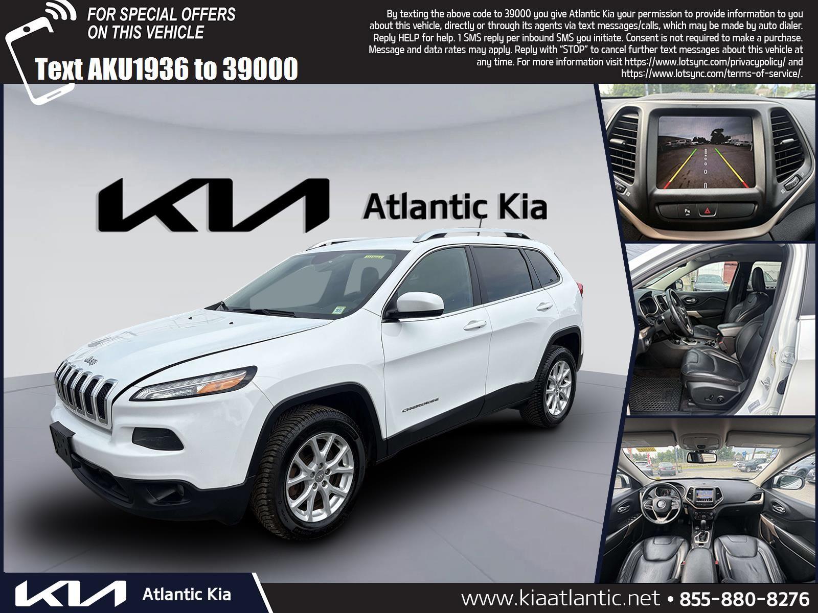 Bright White Clearcoat 2017 Jeep Cherokee Latitude 4WD SUV / Crossover Four-Wheel Drive 9-Speed Automatic