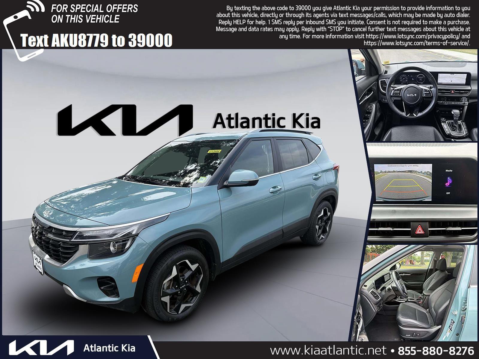 Pluton Blue 2024 Kia Seltos SUV / Crossover All-Wheel Drive Continuously Variable Transmission