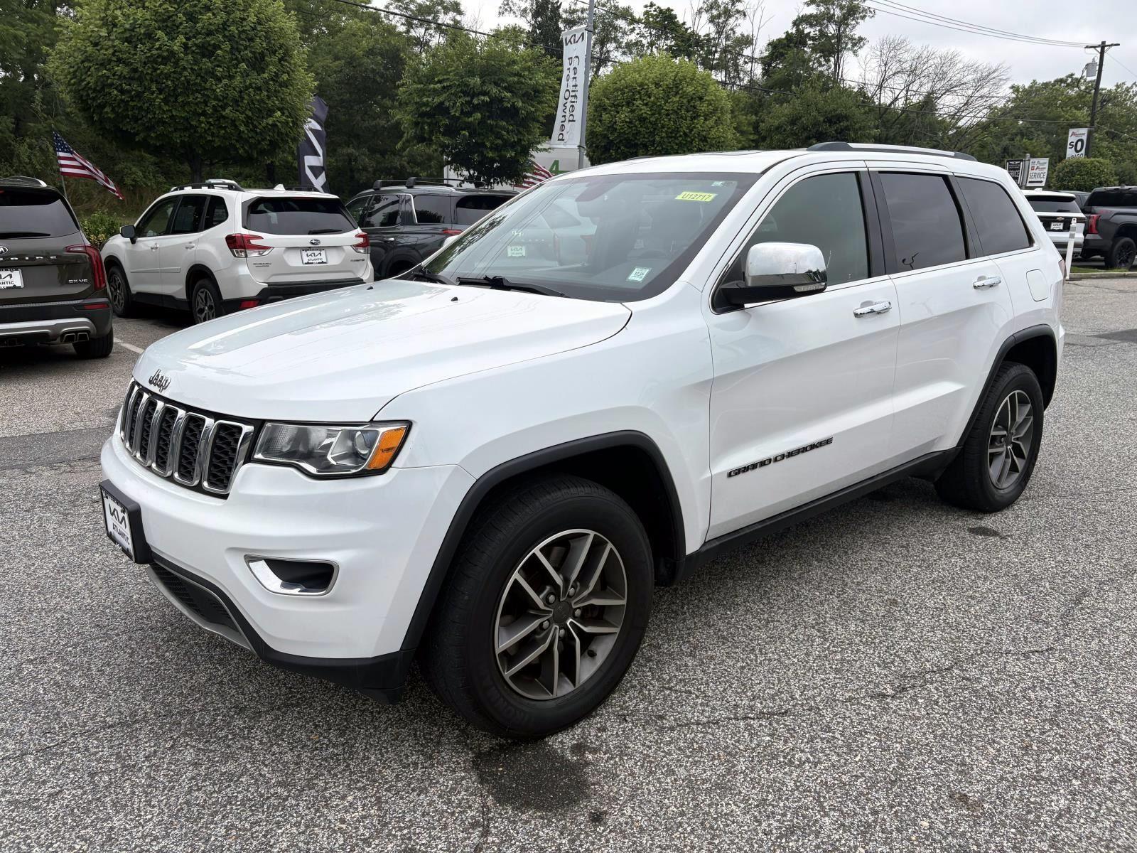 Bright White Clearcoat 2021 Jeep Grand Cherokee SUV / Crossover Four-Wheel Drive 8-Speed Automatic