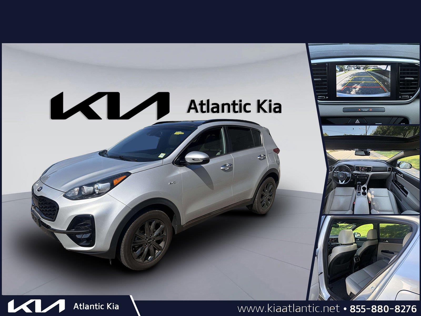 Sparkling Silver 2020 Kia Sportage SUV / Crossover All-Wheel Drive 6-Speed Automatic