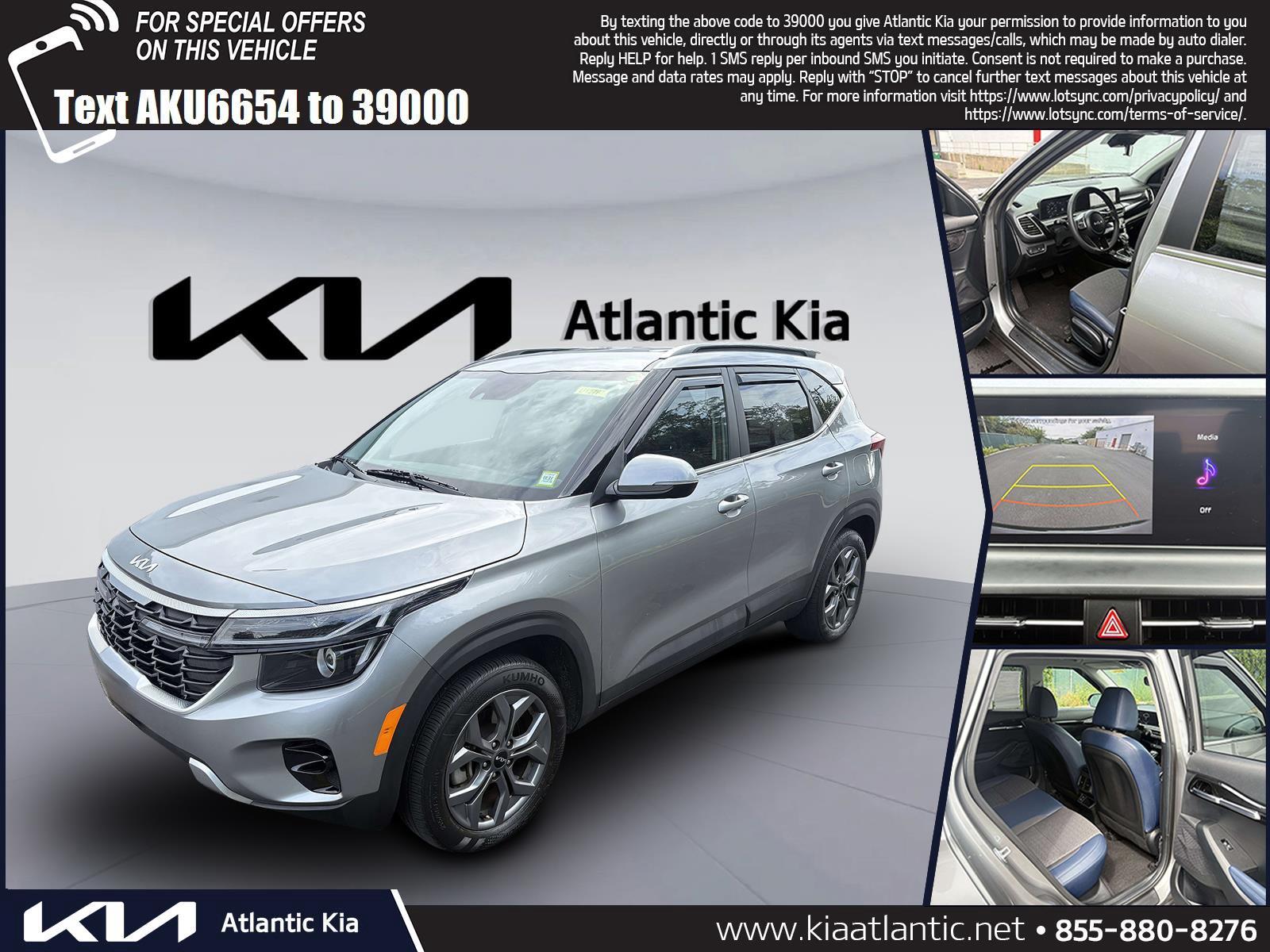 Steel Gray 2024 Kia Seltos SUV / Crossover All-Wheel Drive Continuously Variable Transmission