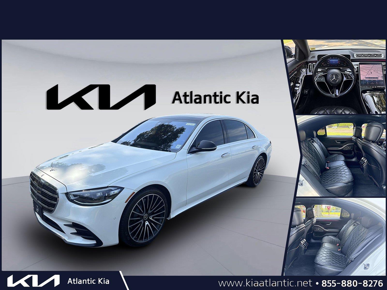 MANUFAKTUR Diamond White 2022 Mercedes-Benz S-Class Sedan All-Wheel Drive Automatic