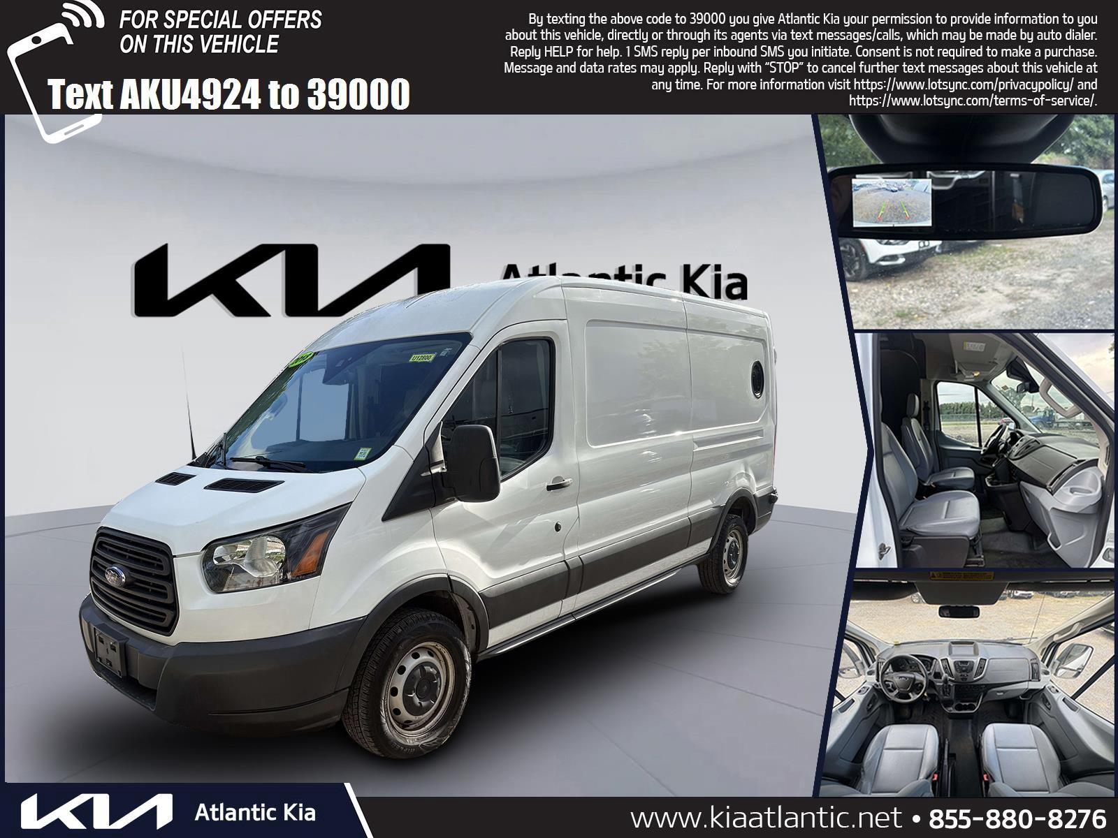 Oxford White 2018 Ford Transit Cargo Van Rear-Wheel Drive 6-Speed Automatic Overdrive