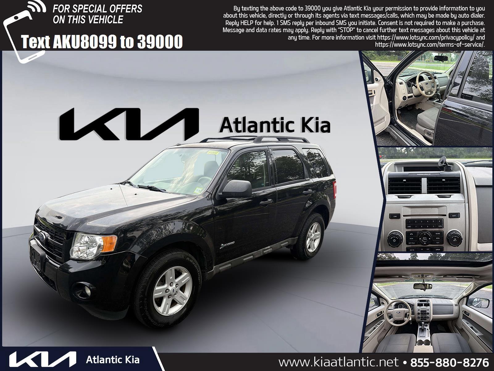 BK 2009 Ford Escape Hybrid SUV / Crossover Front-Wheel Drive Continuously Variable Transmission