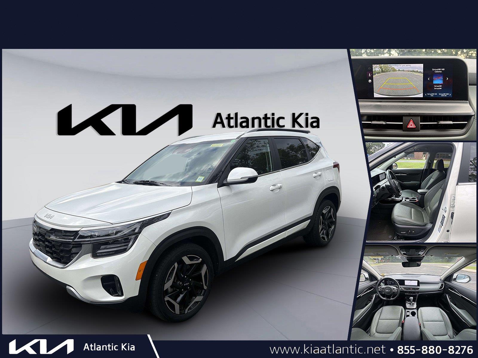 Snow White Pearl 2024 Kia Seltos SUV / Crossover All-Wheel Drive 8-Speed Automatic