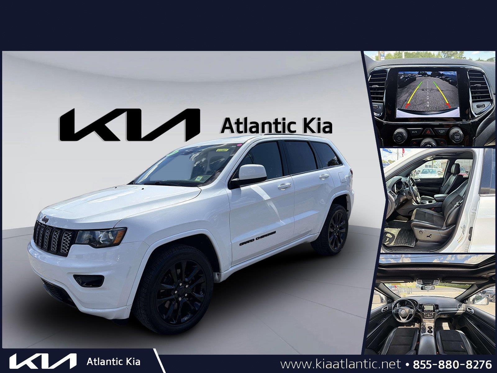 Bright White Clearcoat 2021 Jeep Grand Cherokee SUV / Crossover Four-Wheel Drive 8-Speed Automatic