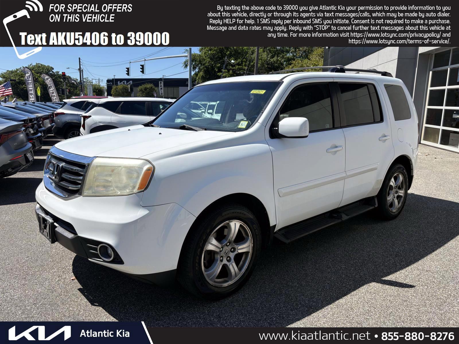 Taffeta White 2012 Honda Pilot SUV / Crossover Four-Wheel Drive Automatic