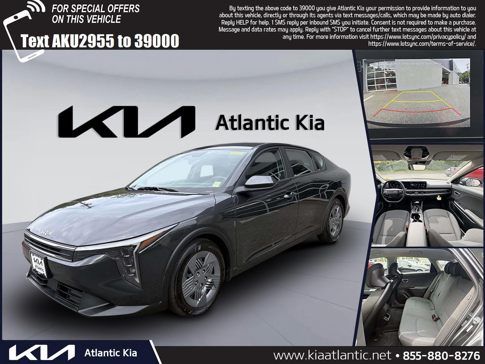 Interstellar Gray 2025 Kia K4 Sedan Front-Wheel Drive Continuously Variable Transmission