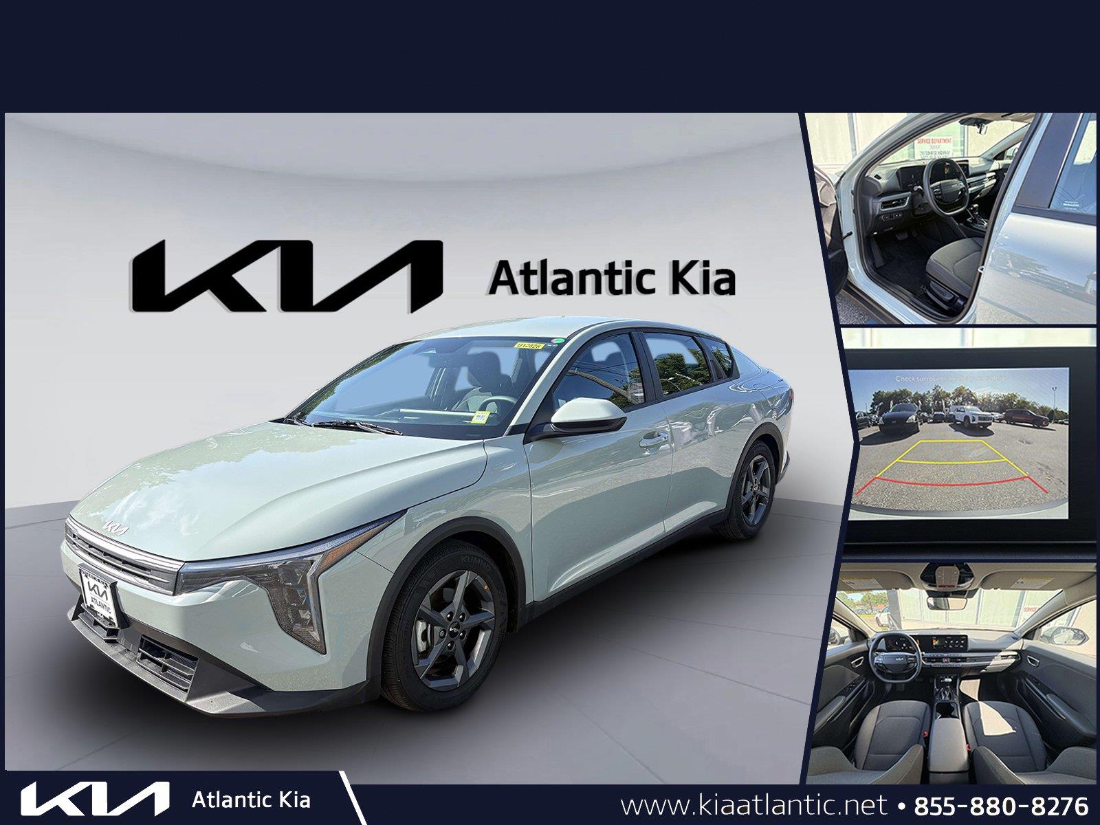 Morning Haze 2025 Kia K4 Sedan Front-Wheel Drive Continuously Variable Transmission