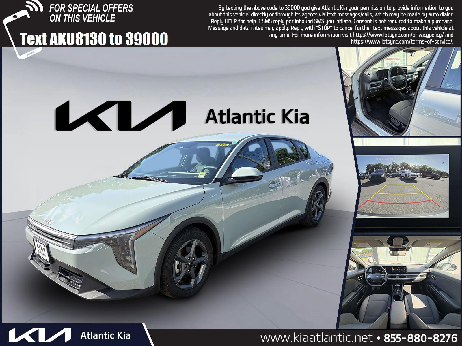 Morning Haze 2025 Kia K4 Sedan Front-Wheel Drive Continuously Variable Transmission