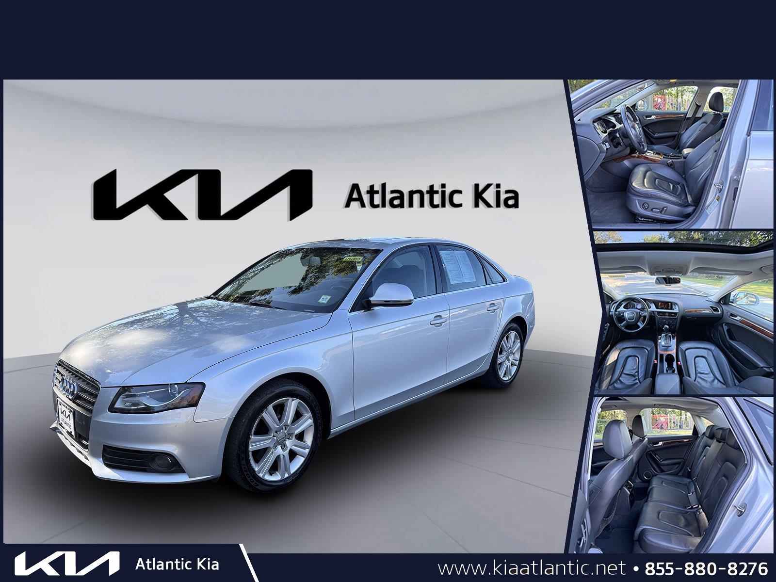 Ice Silver Metallic 2009 Audi A4 Sedan All-Wheel Drive Automatic